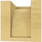 Ekena Millwork 4"W x 4"D x 4"H Wide Stockport Rough Cedar Woodgrain TimberThane Corbel, Primed Tan CORUR04X04X04STORCPR - alternate 6